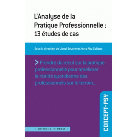 L'analyse de la pratique professionnelle