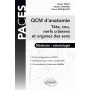 QCM d\'anatomie : tête, cou, nerfs crâniens et organes des sens UE5
