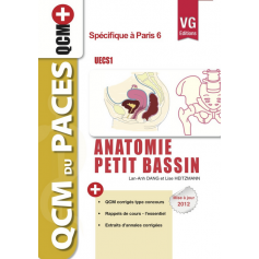 PARIS 6 QCM ANATOMIE - PETIT BASSIN UECS1