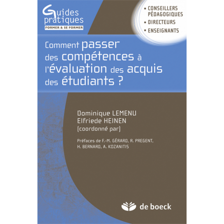 Comment passer des compétences à l'évaluation des acquis des étudiants ?