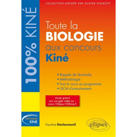 Concours kiné : toute la biologie