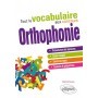 Tout le vocabulaire aux concours orthophonie