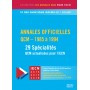 Annales officielles en QCM 1985-1994, 29 spécialités