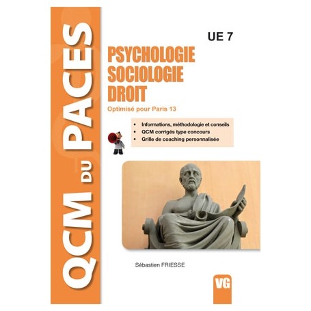 Psychologie, sociologie, droit UE7 - Paris 13