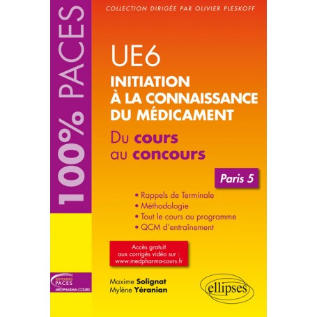 Initiation à la connaissance du médicament UE6 - Paris 5