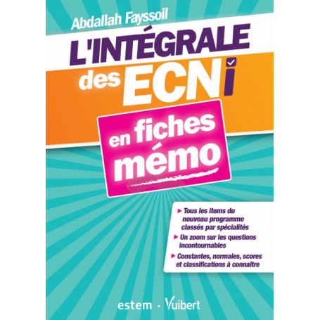 L'intégrale des ECNi en fiches mémo