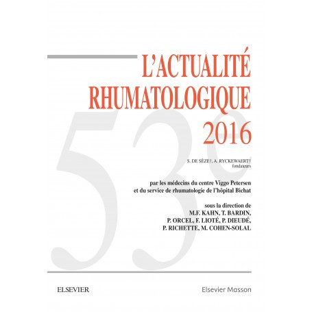 L'actualité rhumatologique 2016