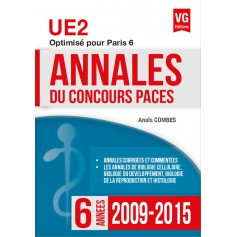 Annales 2009-2015 concours PACES UE2 - Paris 6