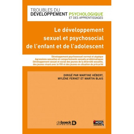 Le développement sexuel et psychosocial de l'enfant et de l'adolescent