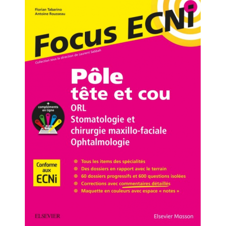 Pôle tête et cou : ORL, stomatologie, chir. maxillo-faciale, ophtalmologie