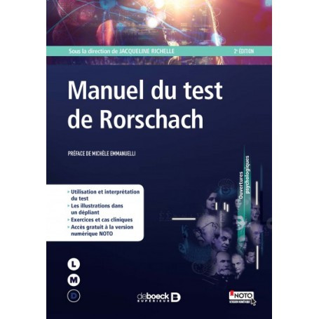 Manuel du test de Rorschach