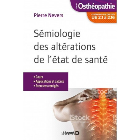 Sémiologie des altérations de l'état de santé