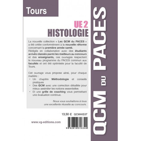 Histologie UE2 - Tours