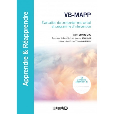 VB-MAPP : recharge de 10 protocoles