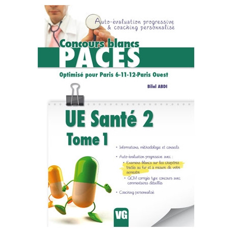 UE santé 2, tome 1 - Paris 6, 11, 12, Paris ouest