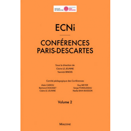 ECNi : conférences Paris Descartes 2016-2017, volume 2