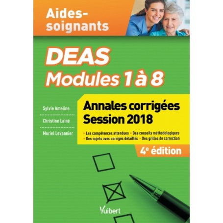 DEAS modules 1 à 8 : annales corrigées