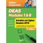 DEAS modules 1 à 8 : annales corrigées