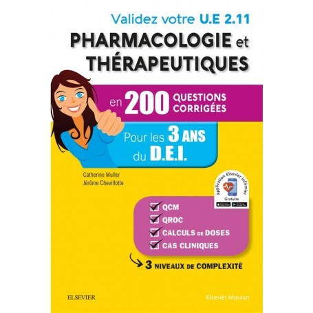Validez votre UE 2.11 pharmacologie & thérapeutiques