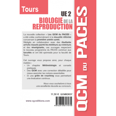 Biologie de la reproduction UE2 - Tours