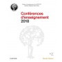 Conférences d\'enseignement 2018