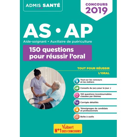 Concours AS/AP : 150 questions pour réussir l'oral